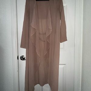 Chic Longline Drape Cardigan